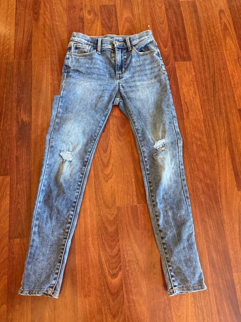 Excellent Girls Old Navy Rockstar Jeggings  Light Blue Distressed - 12